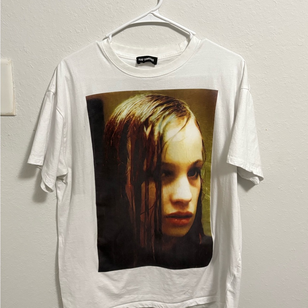 Raf Simons White Graphic Tee